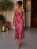 Vestido Satin Rosa Antigo