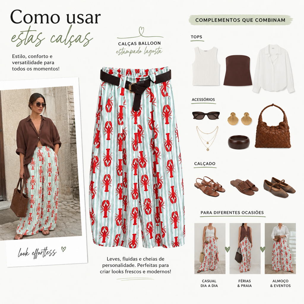 Calça Lagostas
